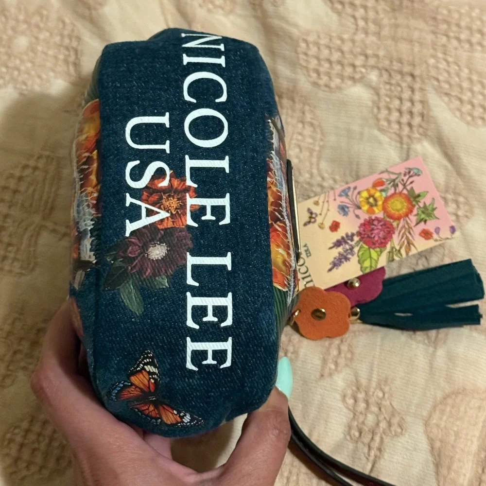 Nicole Lee Denim Blue  Wristlet - Picture 4 of 7